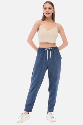 شلوار آبی زنانه پلی استر CEDY DENIM - کد 692170525