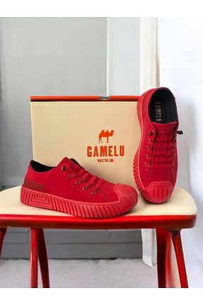 کفش اسنیکر قرمز زنانه Paraşüt GAMELU - کد 892841369