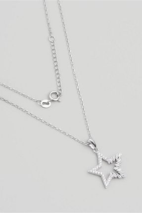 گردنبند نقره سفید زنانه 925 عیار So Chic - کد 776375965