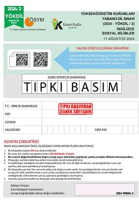 آمادگی آزمون Karakutu Yayınları - کد 892344263