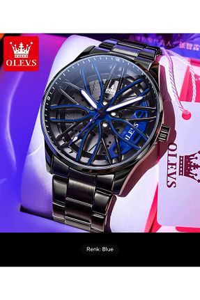 ساعت مچی مشکی مردانه 43 میلی متر OLEVS - کد 892855937