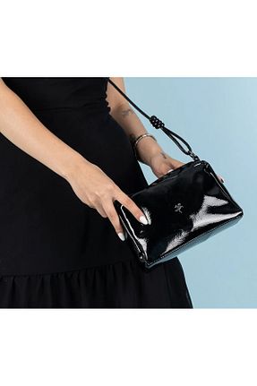 کیف دوشی مشکی زنانه چرم مصنوعی Nas Bag - کد 892858068