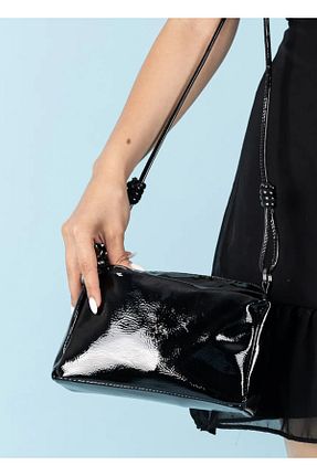 کیف دوشی مشکی زنانه چرم مصنوعی Nas Bag - کد 892858068