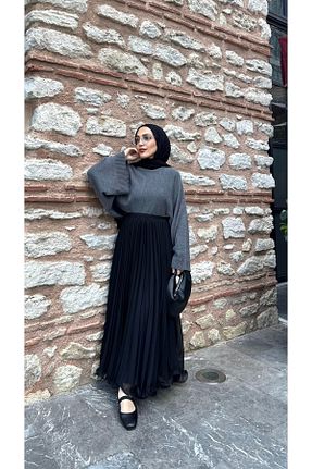 دامن حجاب مشکی زنانه modamafra - کد 892862410