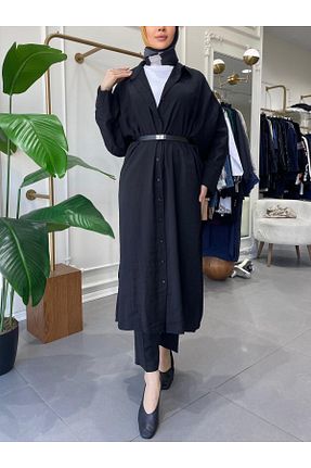 پیراهن حجاب مشکی زنانه Relaxed MODA HASEN - کد 894338553