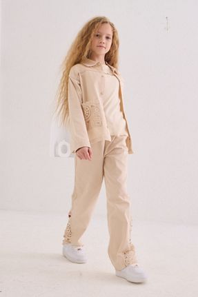 ست بالاتنه و پائین تنه بژ بچه گانه بافتنی HAUSEkids - کد 894345517
