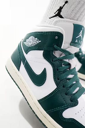 کفش بسکتبال سفید زنانه چرم مصنوعی Nike - کد 894428019