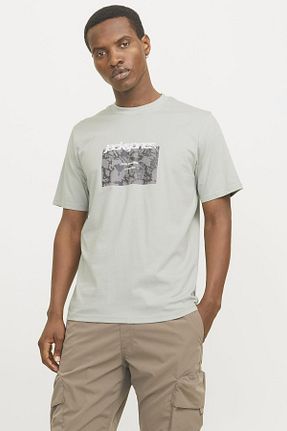 تیشرت سبز مردانه رگولار Jack & Jones - کد 892898877