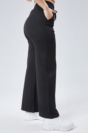 شلوار کرمگن مشکی زنانه Bootcut BANEGA - کد 801721656