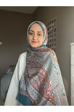 شال آبی زنانه MODA - کد 892920071