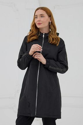 کلاه و ابایا مشکی زنانه پلی استر Genel Markalar - کد 894490891