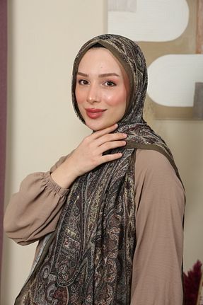 شال سبز زنانه پنبه ای aldyoo - کد 892950876