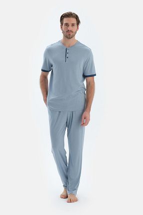 ست لباس راحتی آبی مردانه ساده Dagi - کد 892950613
