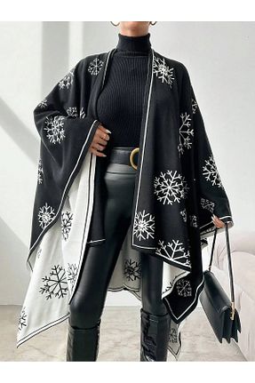 پانچو سفید زنانه پنبه ای 02Lady Fashion - کد 893018689