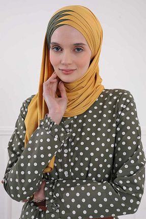 شال زرد زنانه ویسکون Aisha