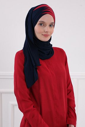 شال سرمه ای زنانه ویسکون Aisha