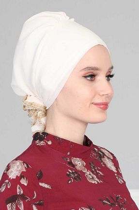 شال بژ زنانه شیفون Ayşe Tasarım - کد 112170097