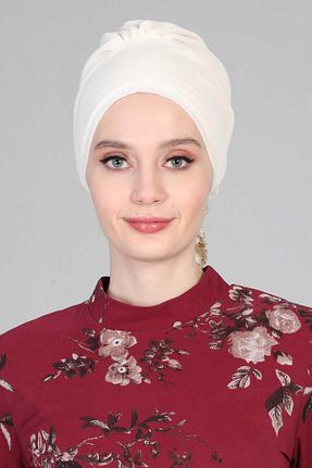شال بژ زنانه شیفون Ayşe Tasarım - کد 112170097