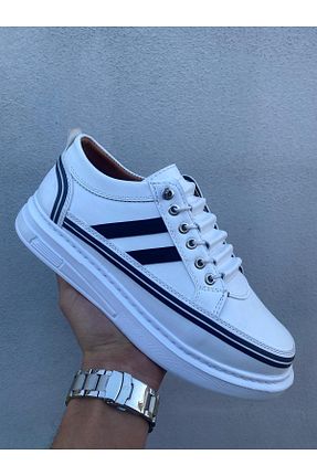 کفش اسنیکر سفید مردانه تریکو BY ERG SHOES - کد 891997554