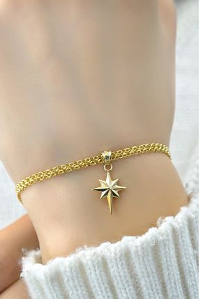 دستبند طلا زرد زنانه 14 عیار aytekgold - کد 893073016