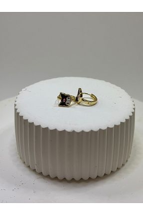 گوشواره استیل (فولاد) طلائی بچه گانه استیل (فولاد) Gold Garden - کد 894768275