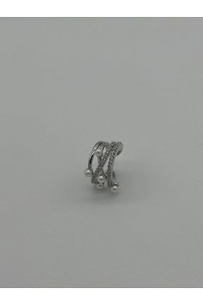 گوشواره غضروفی جواهر زنانه استیل ضد زنگ CT STONES - کد 893121114