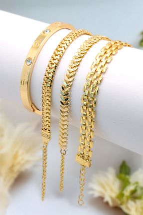 دستبند استیل (فولاد) زنانه استیل (فولاد) LOWEN AKSESUAR - کد 811434420
