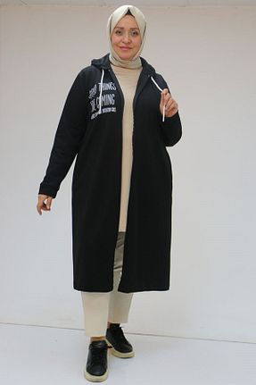 کلاه و ابایا مشکی زنانه پنبه ای Eslina - کد 893177476