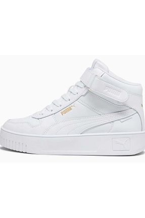 کفش اسنیکر سفید زنانه بند دار Puma - کد 774502360