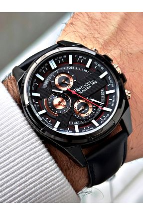 ساعت مچی مشکی مردانه 41-45 میلی متر Ferrucci - کد 840213745
