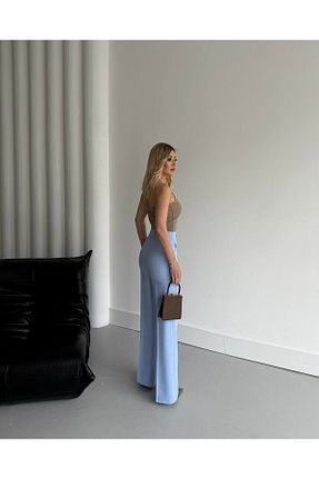شلوار آبی زنانه بافتنی VUNTAL - کد 889940417