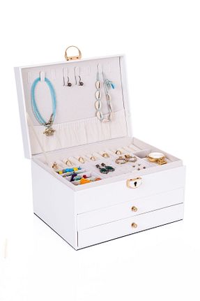 نظم دهنده جواهرات و آرایش سفید Ecrou - کد 767212405
