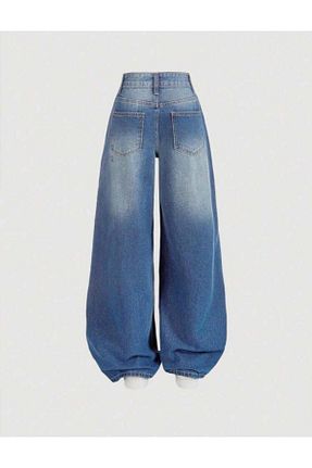 شلوار آبی زنانه بافتنی eyonnwear - کد 894821505
