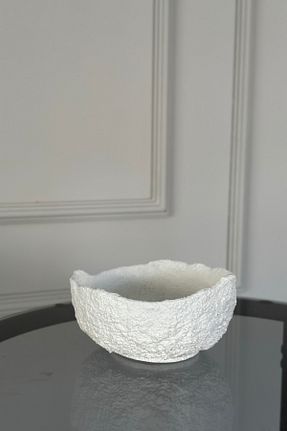 کاسه و بشقاب دکوراتیو سفید Beton Rosa Atelier - کد 893296021