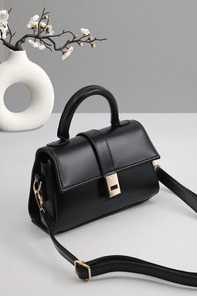 کیف دوشی مشکی زنانه چرم مصنوعی MILANOFOX - کد 893290468