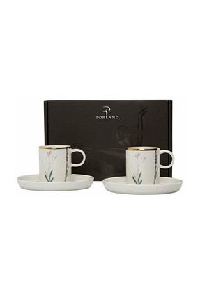 فنجان قهوه سفید 6 نفره Porland - کد 39282845