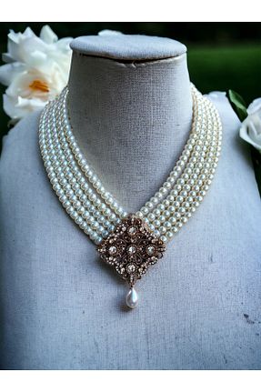 گردنبند مروارید سفید FAYRA ACCESSORIES - کد 822613336