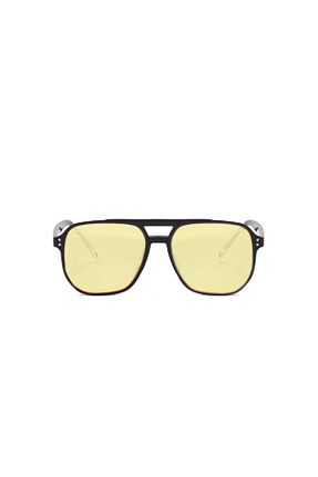 عینک آفتابی زرد زنانه UV400 Toz Vintage - کد 305003778