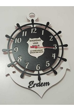 ساعت دیواری مشکی 37 x 40 mrchediyesepeti - کد 856138640