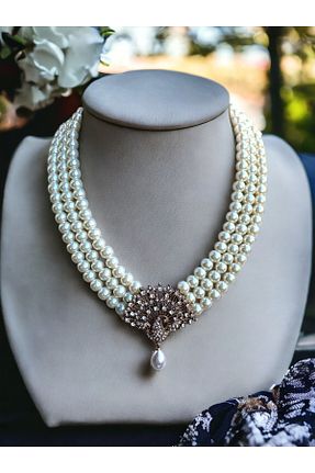 گردنبند مروارید سفید FAYRA ACCESSORIES - کد 801129359