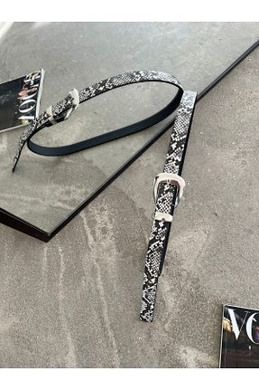 کمربند رنگی زنانه چرم مصنوعی coaksco - کد 893296465