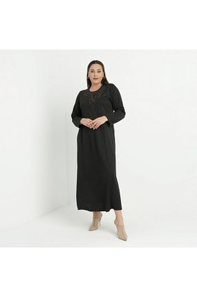 لباس سایز بزرگ مشکی زنانه حوله CTK Tekstil - کد 894870616