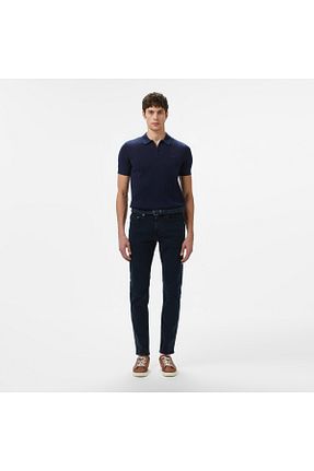 شلوار آبی مردانه پنبه ای Lacoste - کد 144970268