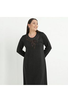 لباس سایز بزرگ مشکی زنانه حوله CTK Tekstil - کد 894870616
