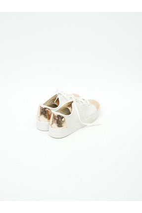 کفش کژوال سفید زنانه چرم مصنوعی EYMEN SHOES - کد 894881281