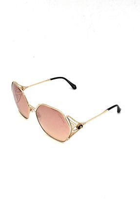 عینک آفتابی طلائی زنانه 63 Roberto Cavalli - کد 31661261