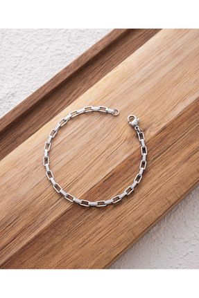 دستبند استیل (فولاد) نباتی زنانه استیل (فولاد) Takıtolia - کد 891437855