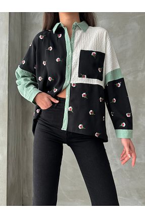 پیراهن مشکی زنانه اورسایز Miss Allos - کد 893321396