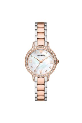 ساعت مچی صورتی زنانه 31-35 میلی متر Emporio Armani - کد 413268272