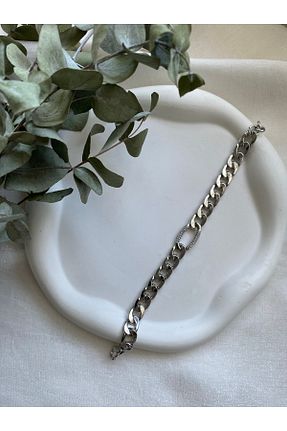 دستبند استیل (فولاد) زنانه استیل (فولاد) Tasarım - کد 893343122